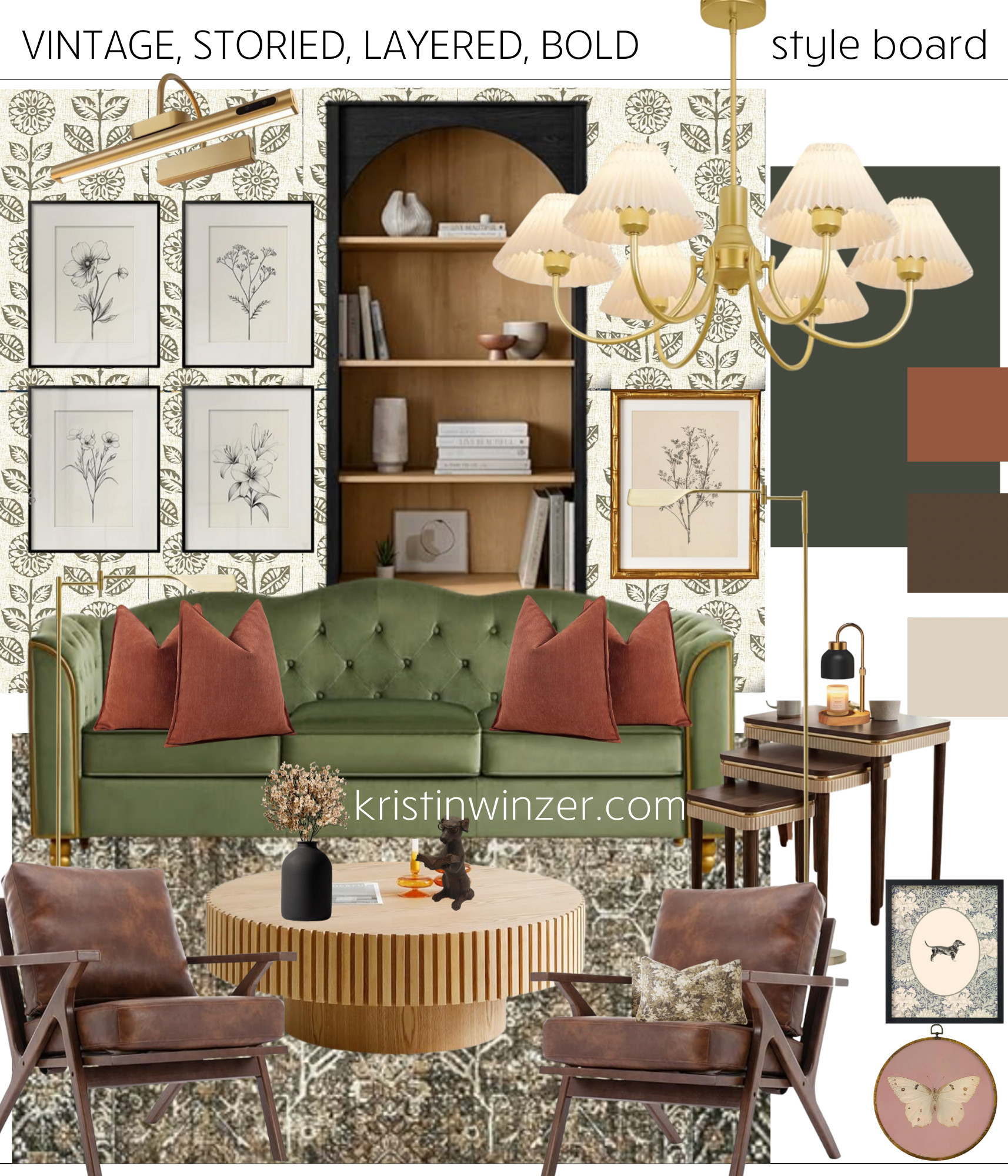 Vintage. Storied. Layered. Romantic. Bold. SO beautiful! 

 #LTKHome