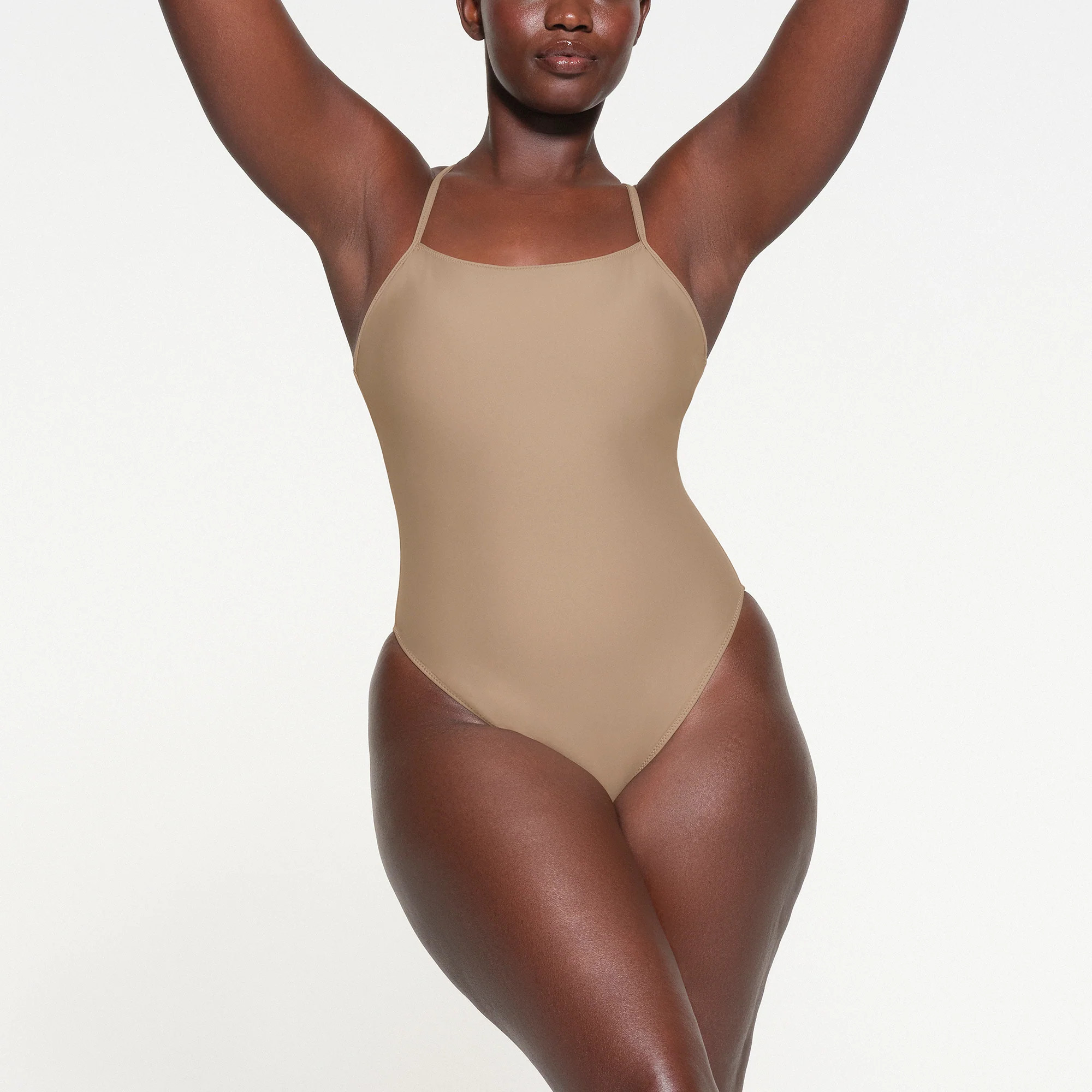 SKIMS Cami One Piece | Medium Neutral | XL | Signature Swim | SKIMS (US)