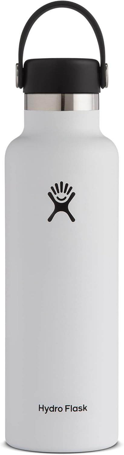 Hydro Flask Stainless Steel Standard Mouth Water Bottle with Flex Cap and Double-Wall Vacuum Insu... | Amazon (US)