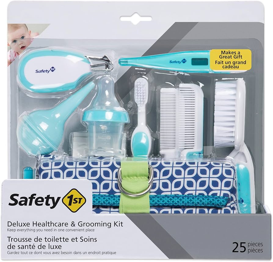 Safety 1st Deluxe 25-Piece Baby Healthcare and Grooming Kit (Arctic Blue) | Amazon (US)