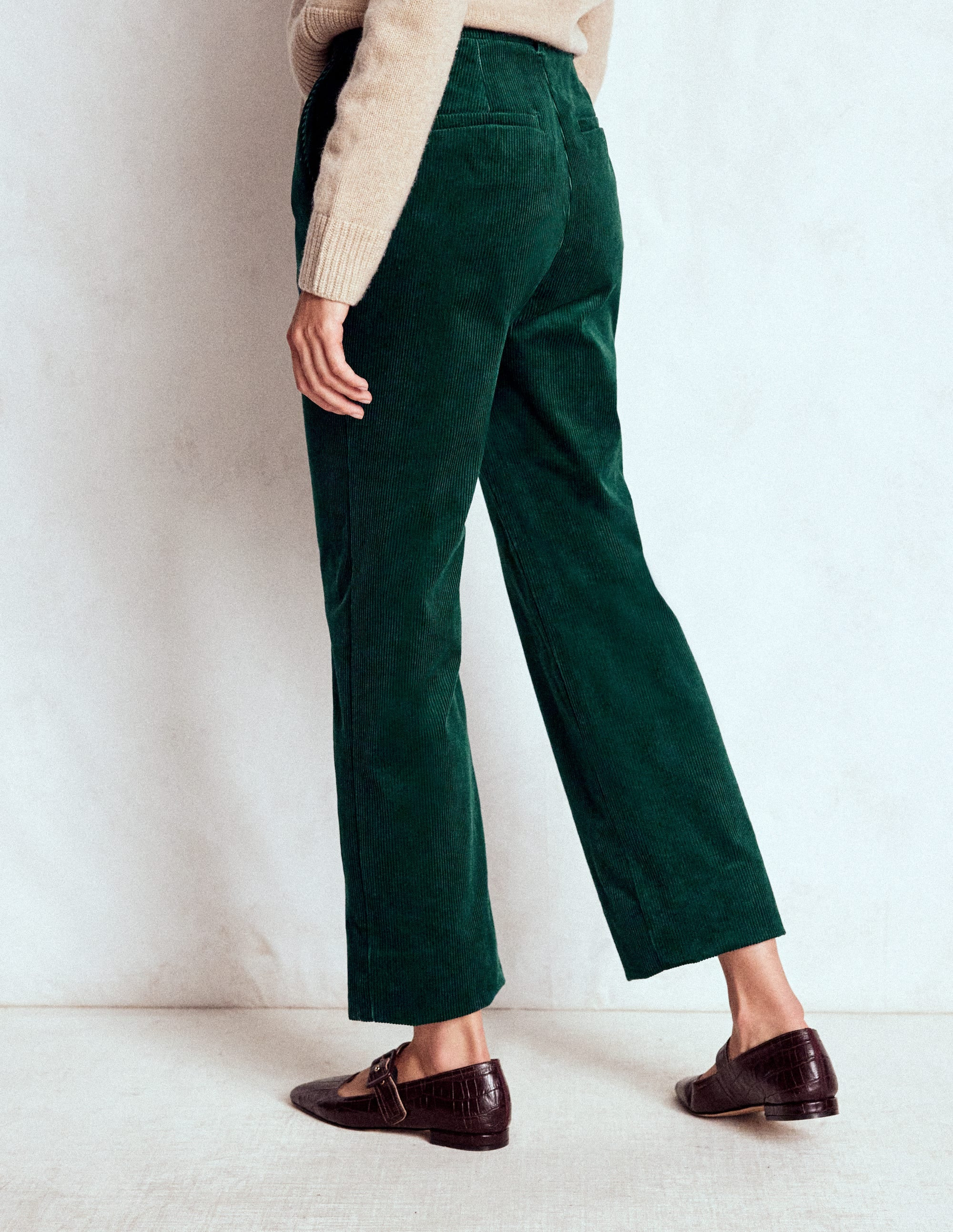 Canonbury Cord Pants-Emerald Night | Boden (US)
