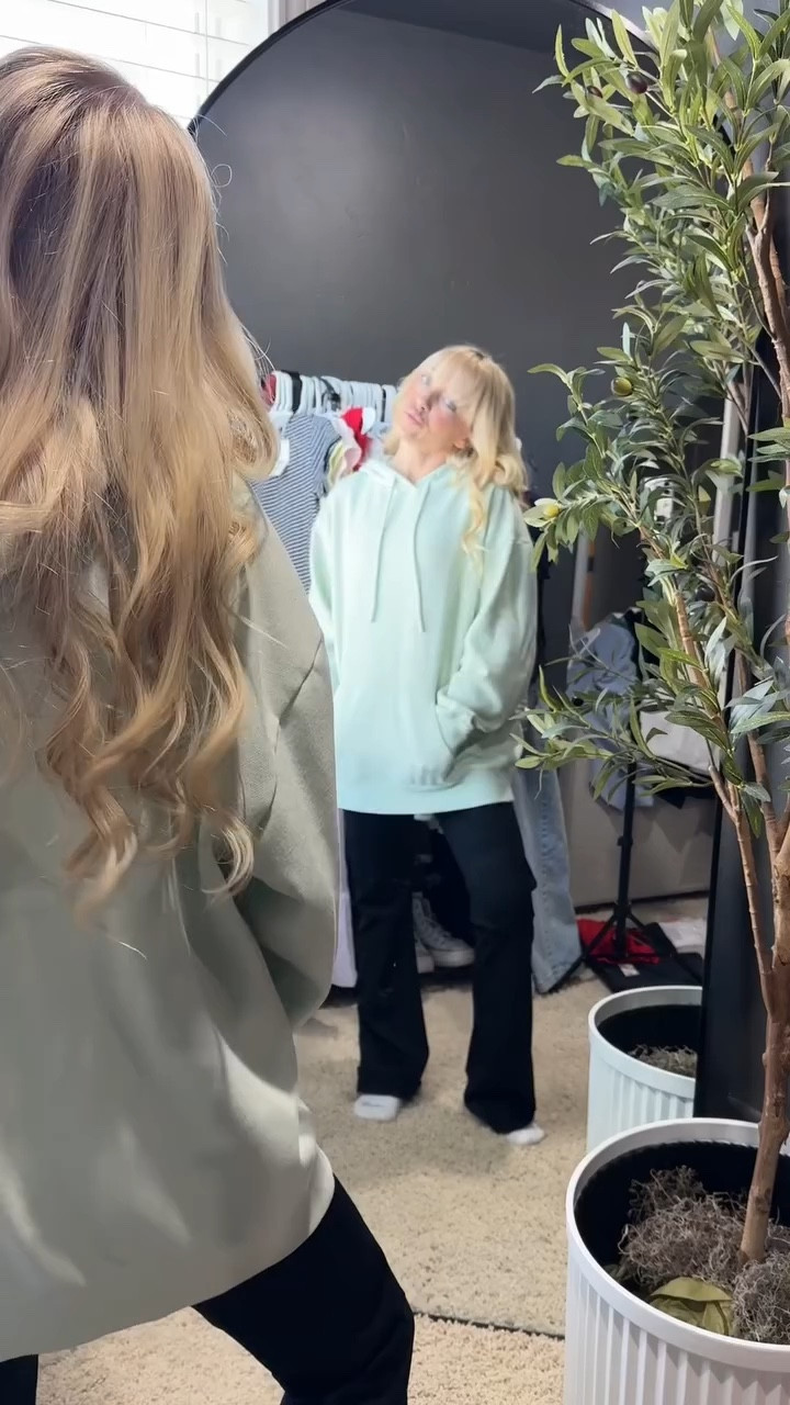 time to upgrade from leggings and a hoodie!!😅 comment SHOP and i’ll message you the outfit details!🫶🏼✨ mom outfit inspo modest fashion moms on the go toddler mom ootd lds mom garment friendly finds