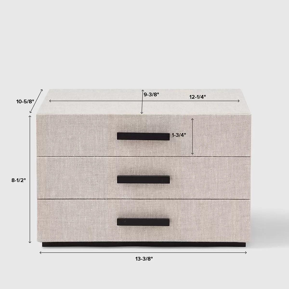 Marie Kondo Harmony Linen 3-Drawer Paper Drawer | The Container Store