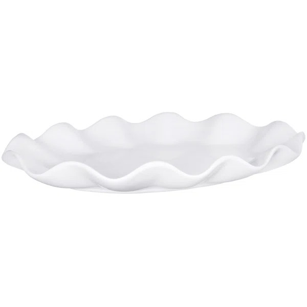 Oval Ruff Platter | Wayfair North America