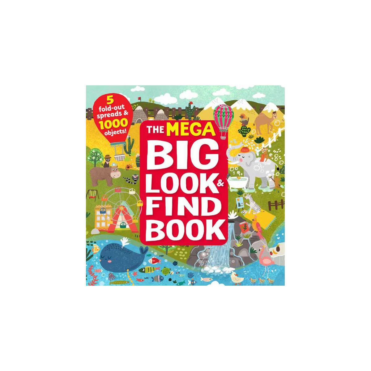 The Mega Big Look & Find Book - (Big Look and Find) by  Inna Anikeeva & Clever Publishing (Hardco... | Target