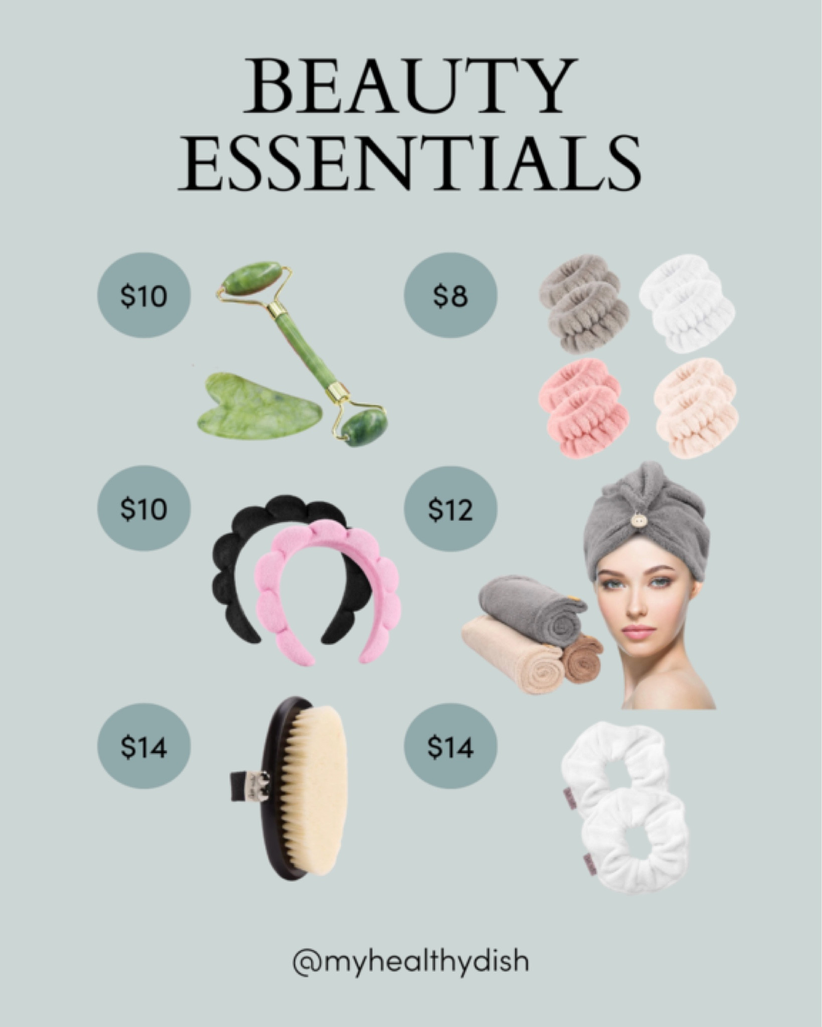 A few of my must have beauty and skincare routine tools! The arm bands help stop water from dripping all over the place!

#LTKbeauty #LTKSeasonal #LTKfindsunder50