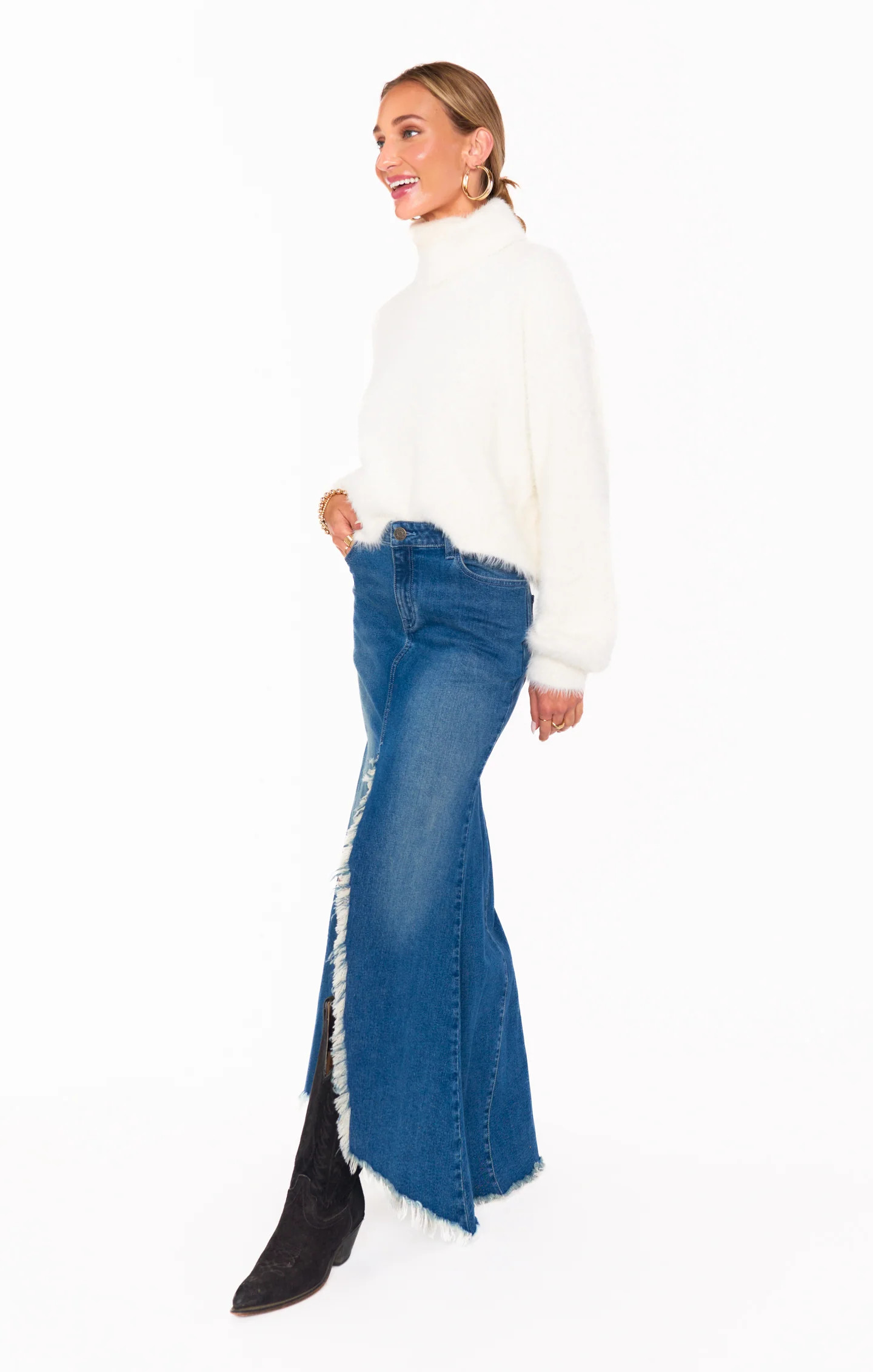 Reba Maxi Skirt ~ Open Seas | Show Me Your Mumu