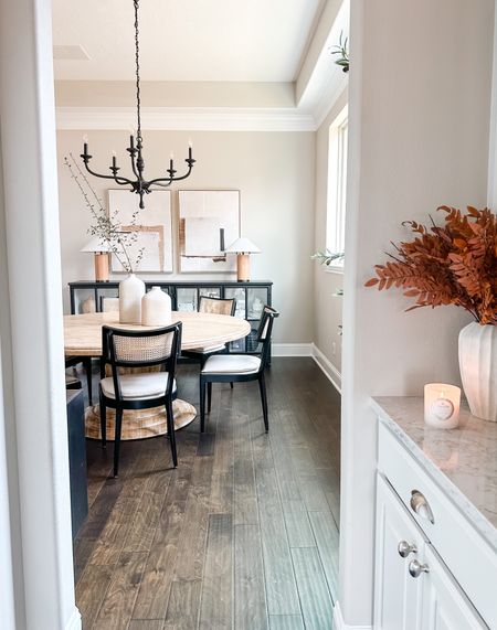 Dining room views as of lately! Loving my alchemy fine home dining chairs, Kathy kuo home dining table and minted art!! Check out this view here. 

#LTKSeasonal #LTKhome #LTKstyletip