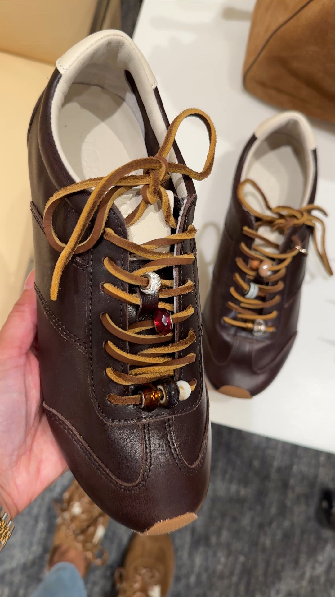 Brown sneakers. Fall sneakers. Preppy chic. Shoe charms are sold separately  

#LTKSaleAlert #LTKOver40 #LTKShoeCrush