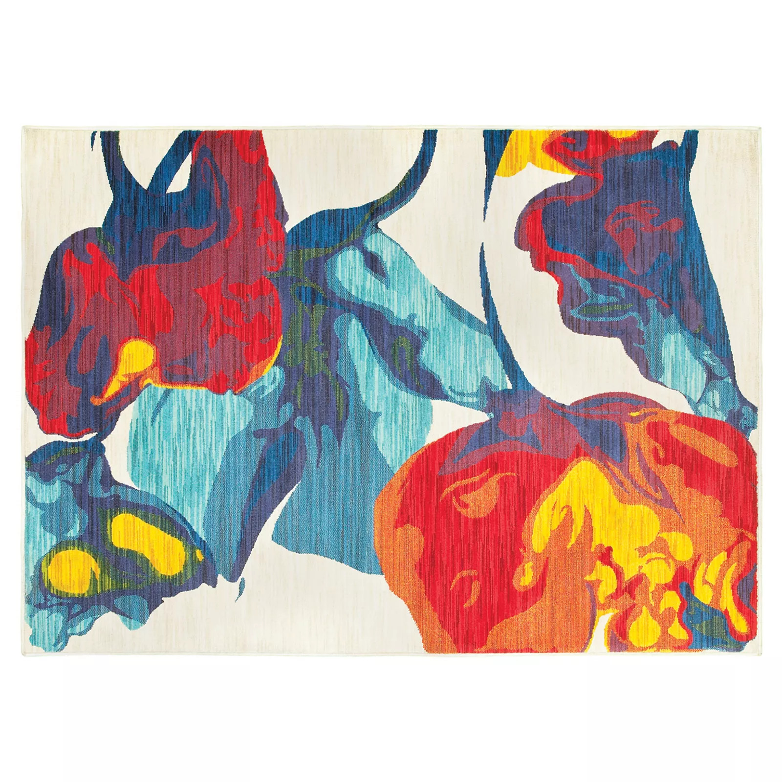 StyleHaven Jacquelyn Abstract Floral Rug, Med Beige, 4X5.5 Ft | Kohl's