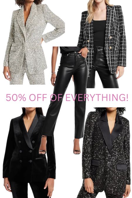 Loving these holiday options from express! All 50% off! 

#LTKHoliday #LTKsalealert