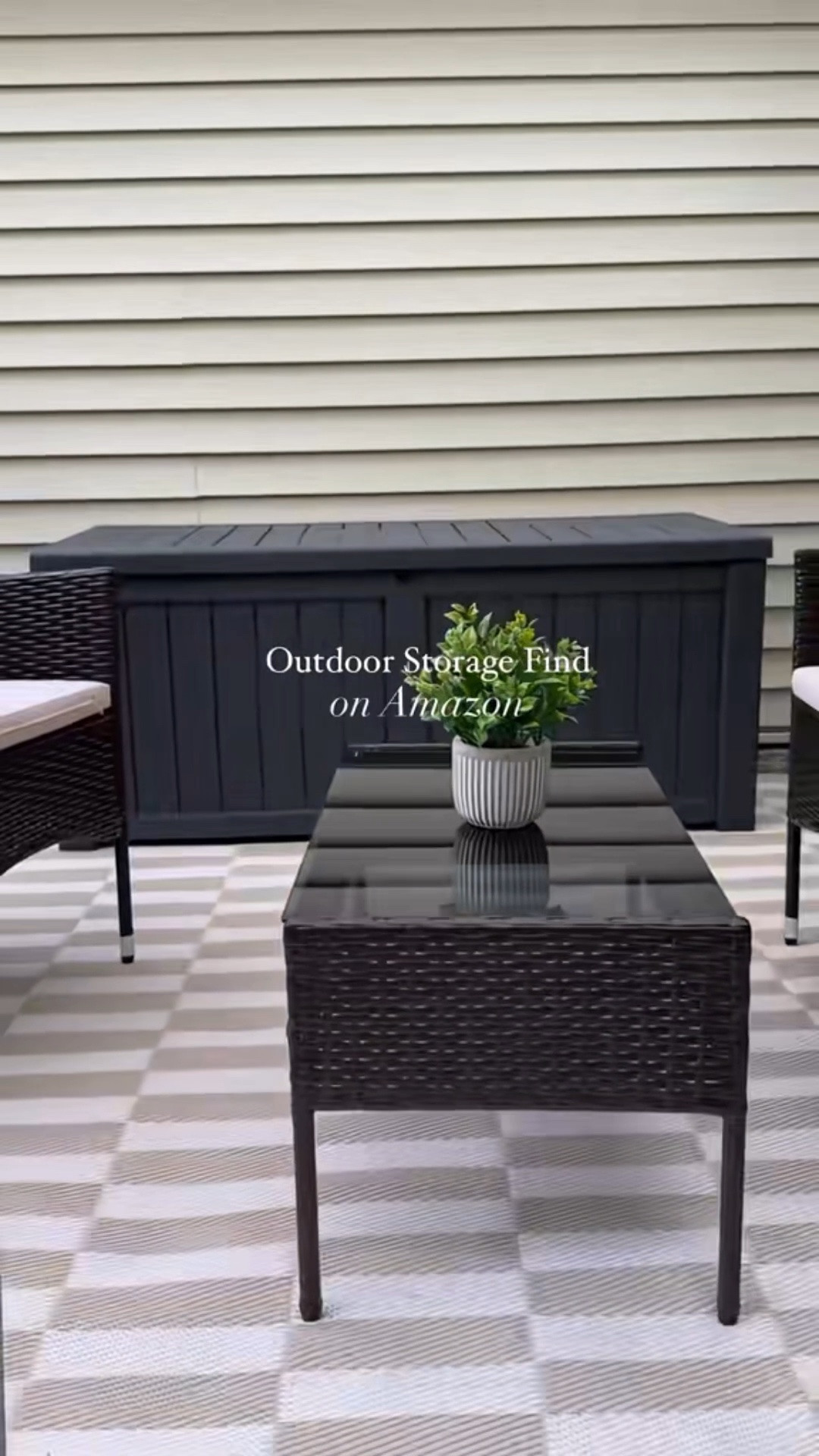 Outdoor storage container! Perfect for patio decor or yard toys and games!

#LTKdayinmylife #LTKHome #LTKSaleAlert