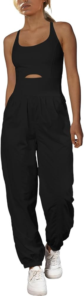 SENSERISE Womens Athletic Romper One Piece Workout Jumpsuits Running Hiking Outfit Gym Clothes Ac... | Amazon (US)