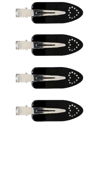 Popstar Clip Set in Amour Noir | Revolve Clothing (Global)