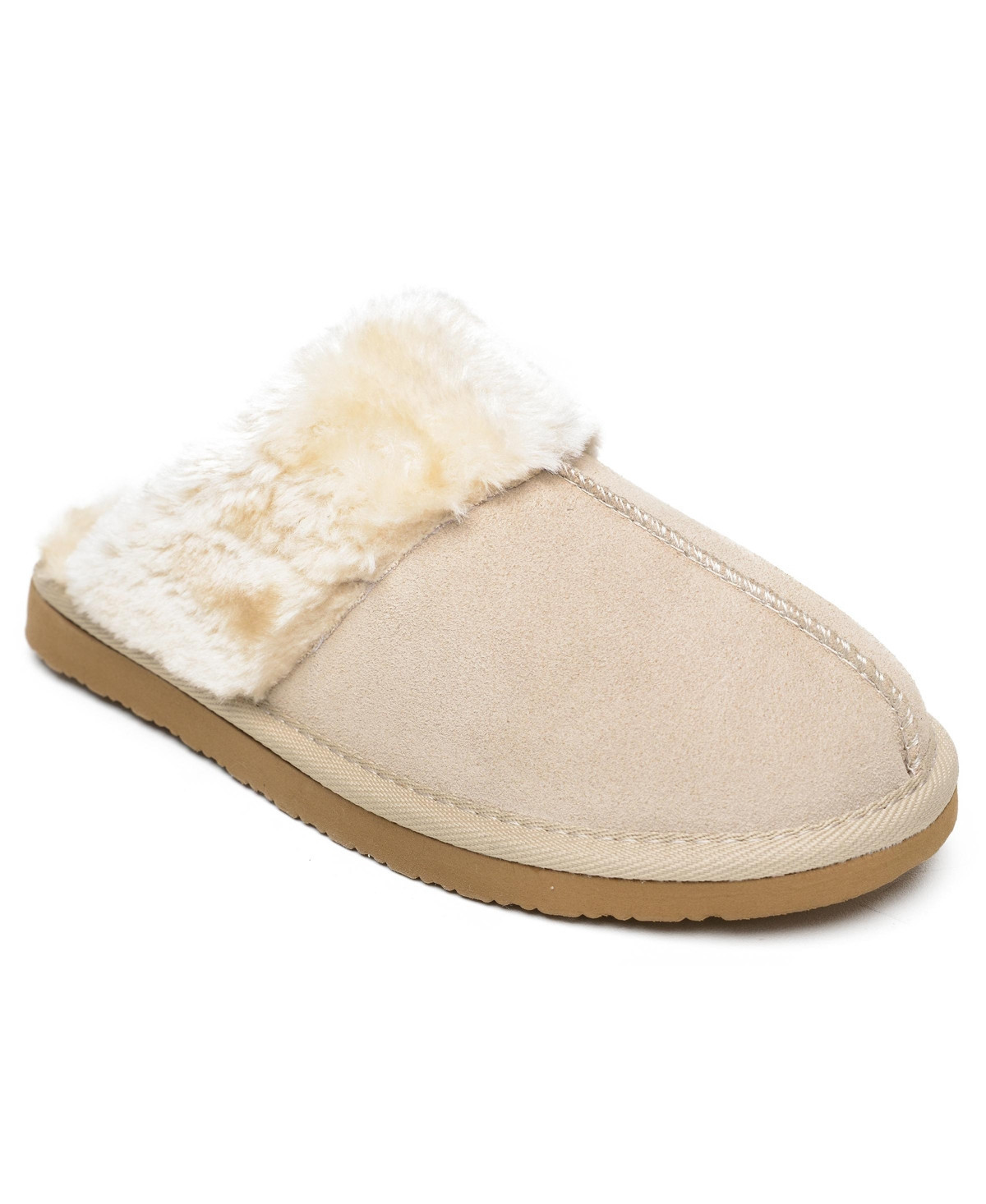 Minnetonka Women's Chesney Slippers - Stone | Macy's