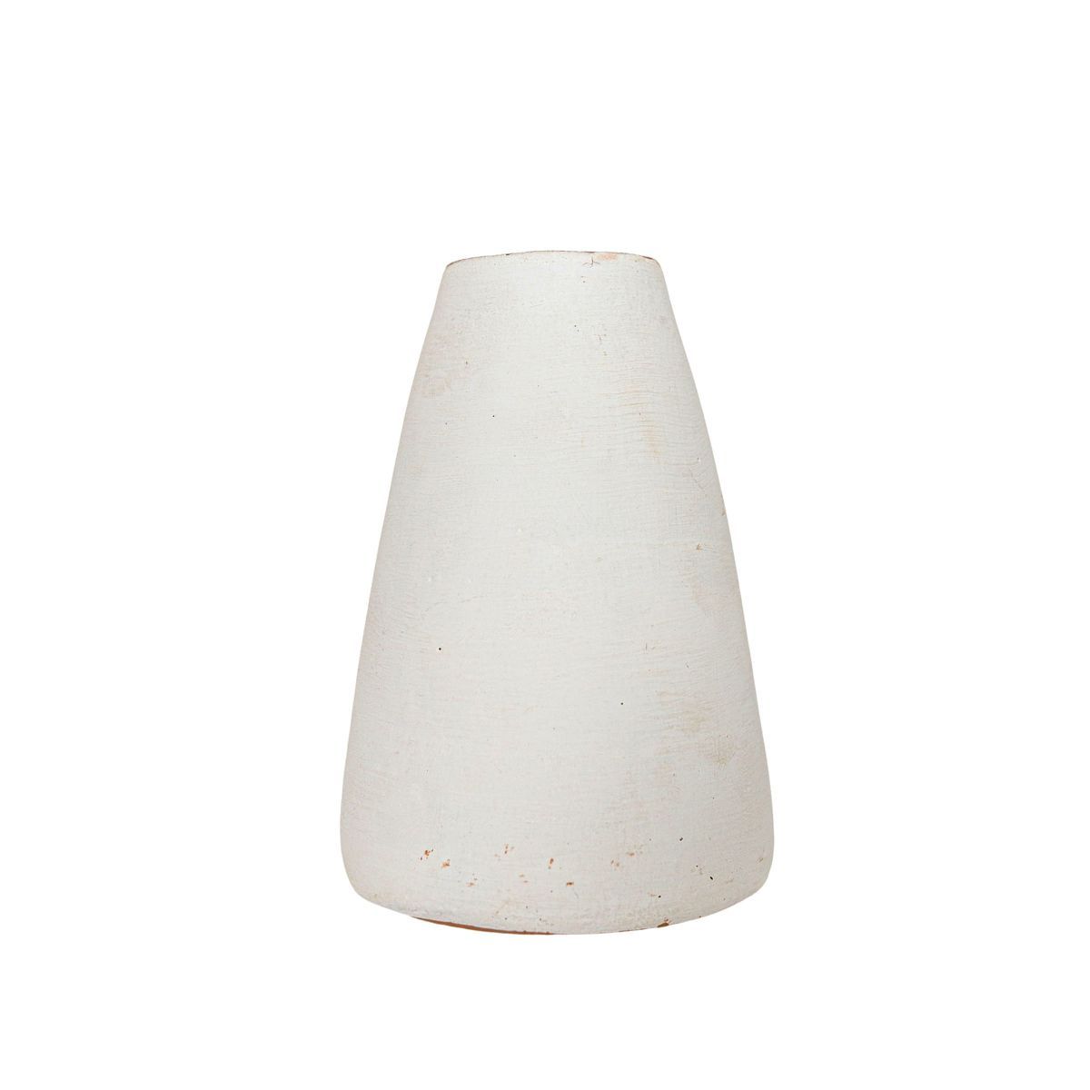 White Terracotta Tapered Bud Vase by Foreside Home & Garden | Target