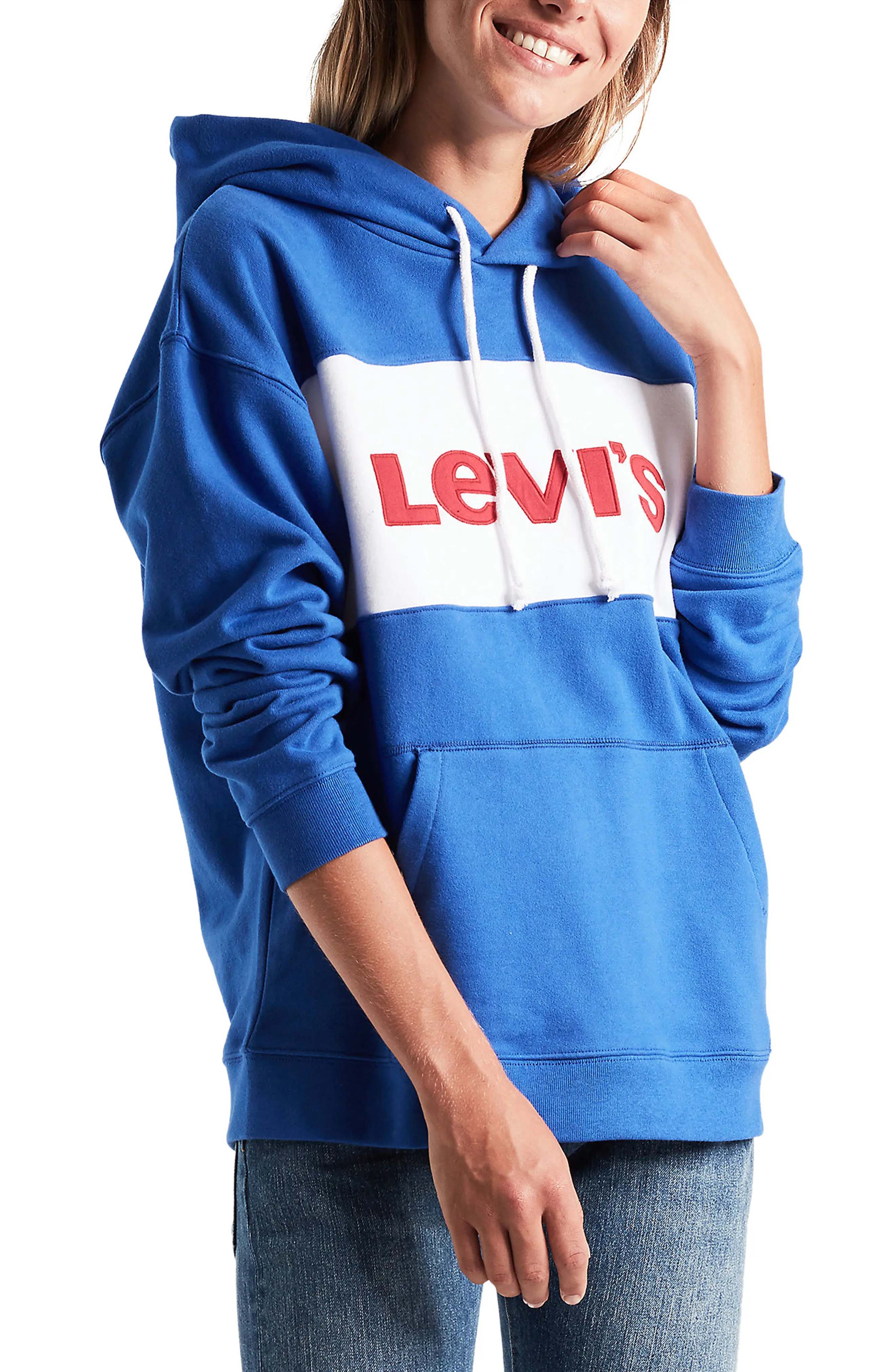 Women's Levi's Logo Colorblock Hoodie | Nordstrom