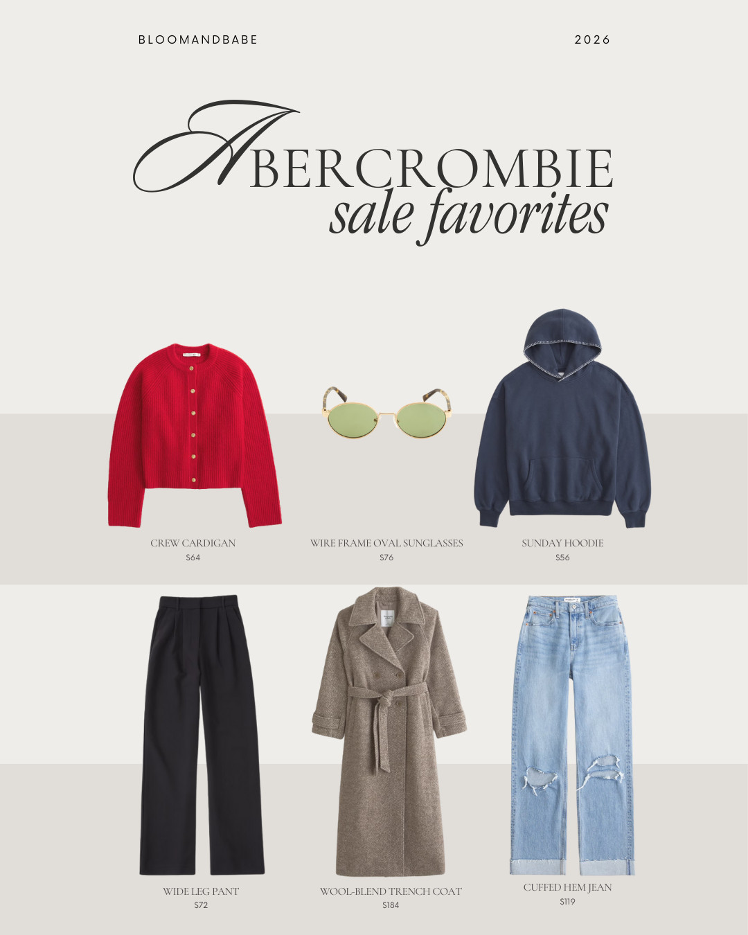 Snagged any good finds yet? These Abercrombie sale pieces are too good to pass up and I’m already wearing them on repeat. 

 

#LTKWorkwear #LTKBeauty #LTKSaleAlert