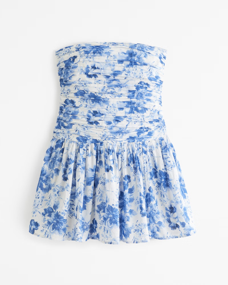 The A&F Emerson Drop-Waist Mini Dress | Abercrombie & Fitch (US)