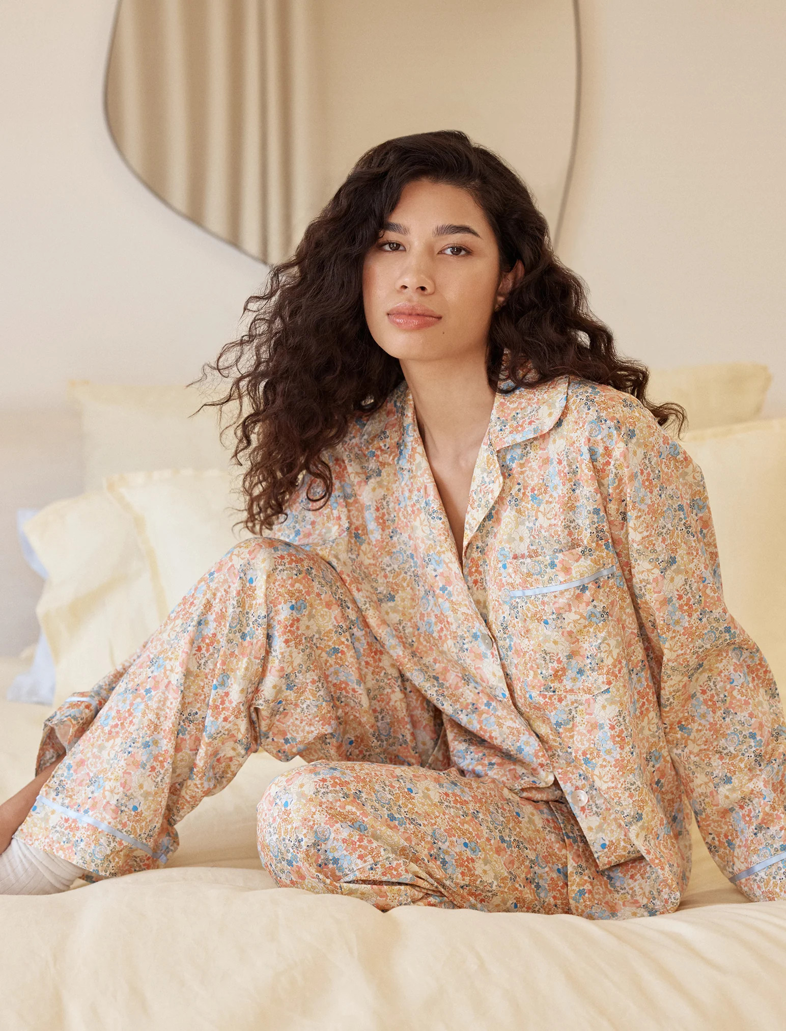 Carly Floral Full Length PJ Set | Papinelle Sleepwear US