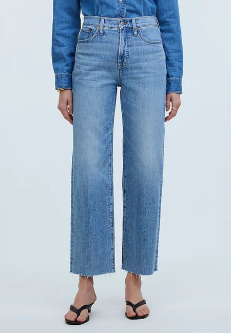 I tried these on in-store this weekend and immediately purchased! The tall fits my 5’9” frame like a glove and the wash is perfect for spring! Currently on sale for 25% if you sign up for emails! 🌸 #lightwash #denim #insidersale #madewelljeans #bluejeans #rawhem #wideleg #comfortable #springstyle #inspo

#LTKSeasonal #LTKstyletip #LTKsalealert
