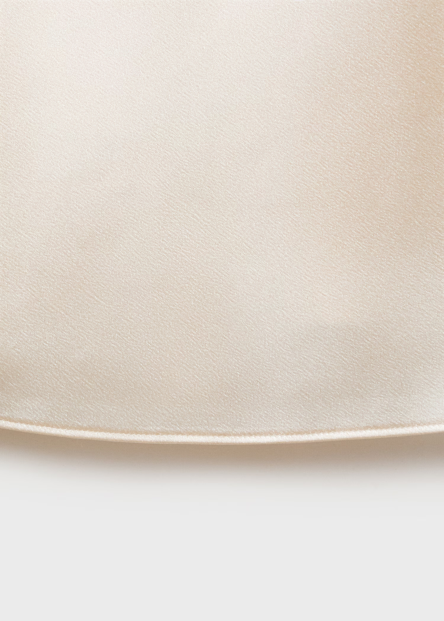 Satin top with straps | MANGO (UK)