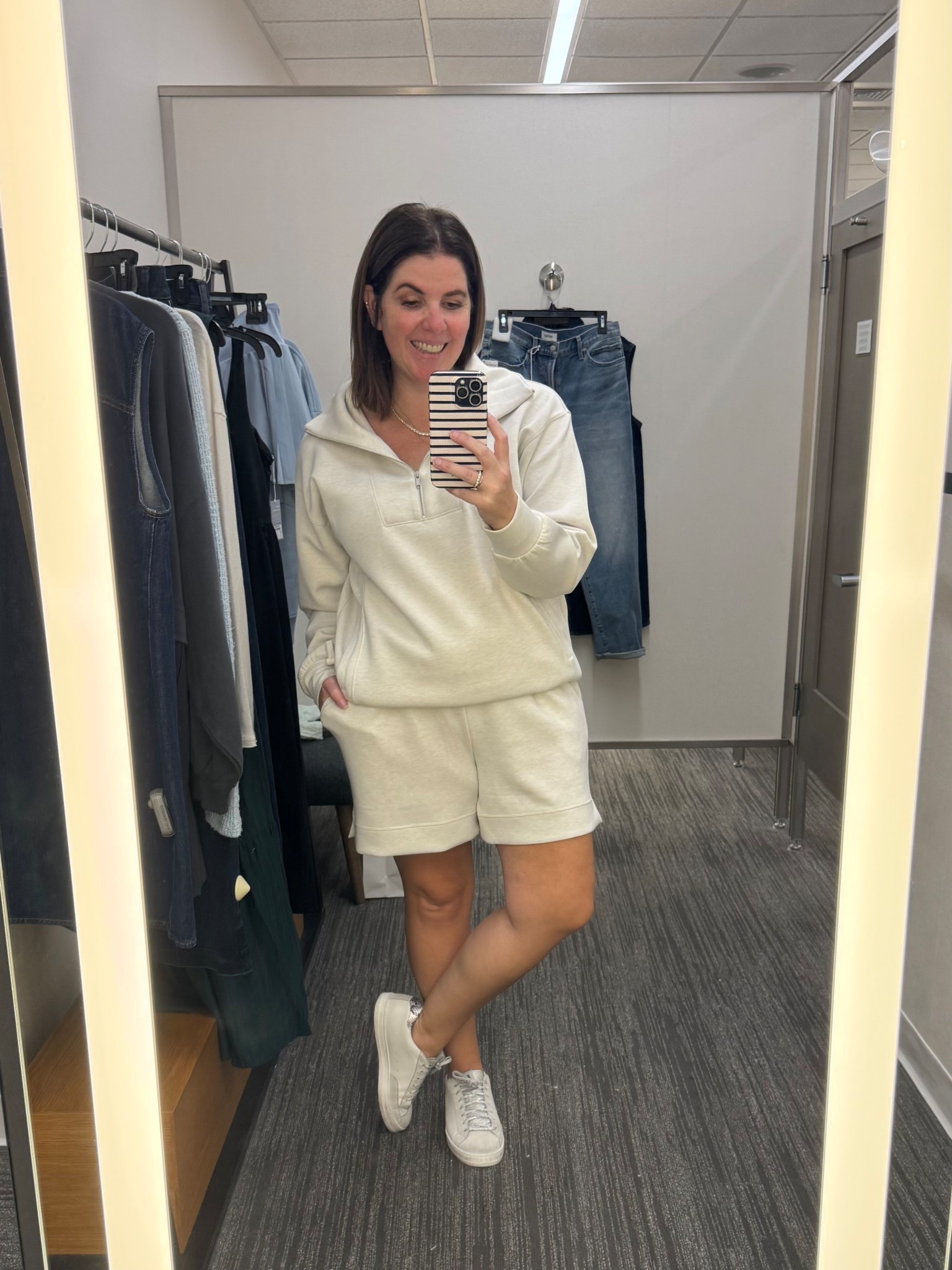 Two piece set from Zella, that feels just like Varley! 

Sweatshirt: $59.99
Shorts: $32.99

#LTKStyleTip #LTKFindsUnder100 #LTKSaleAlert