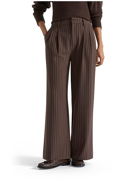 TAILORED PLEAT FRONT TROUSER | David Jones (Australia & New Zealand)