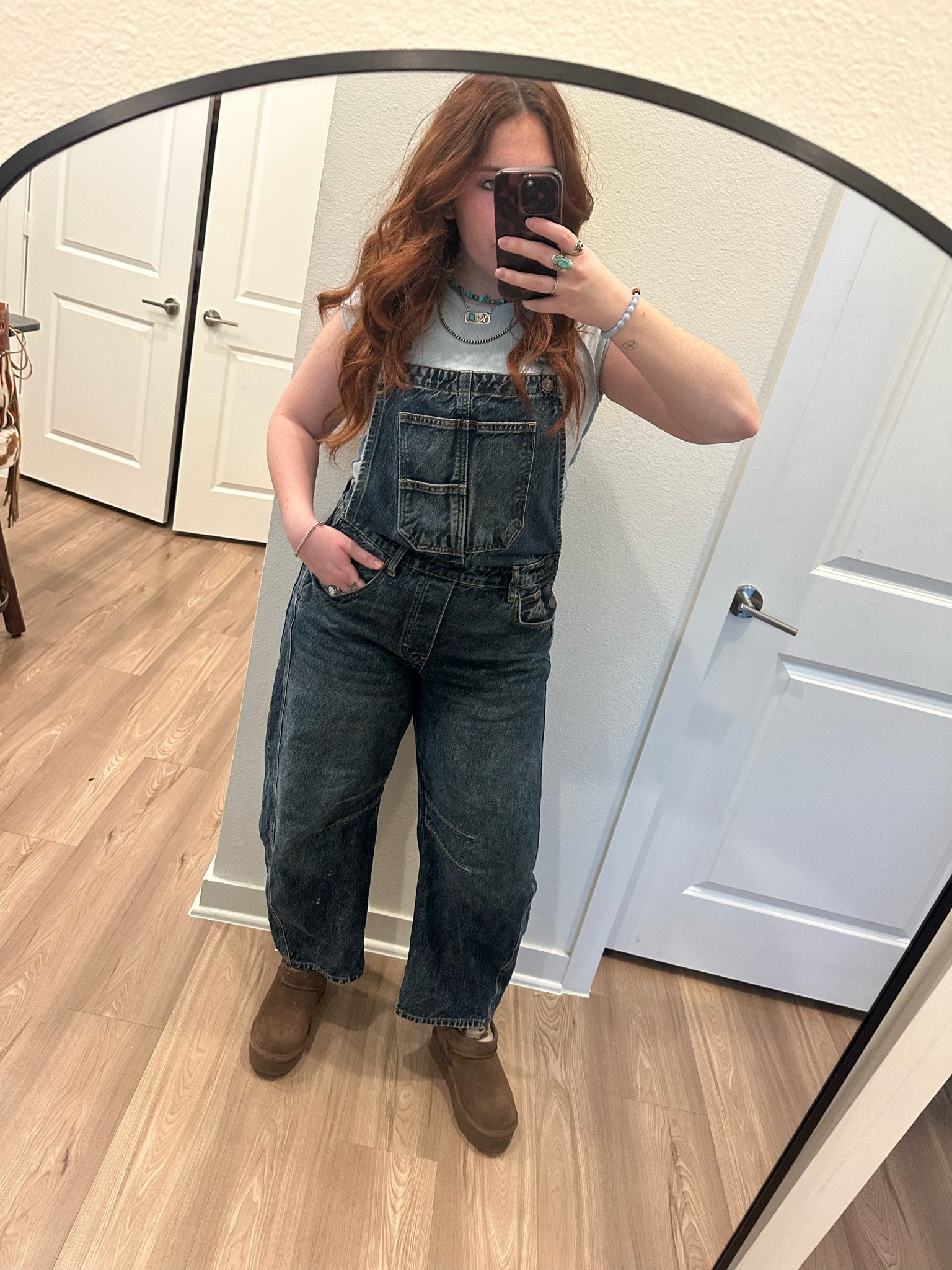 Small top and medium overalls🩵🩵