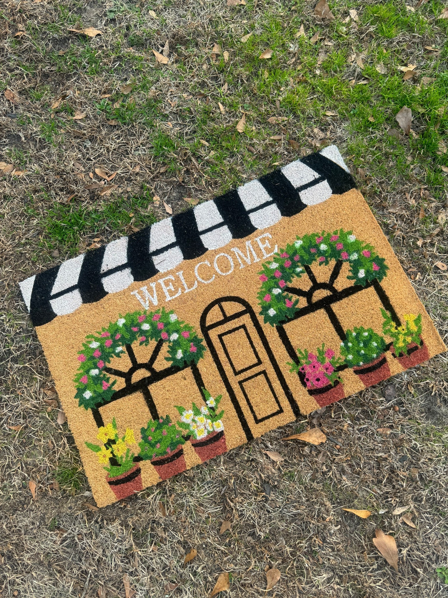 Sam’s spring door mats hit online and they are so CUTIE! Under $13 💘