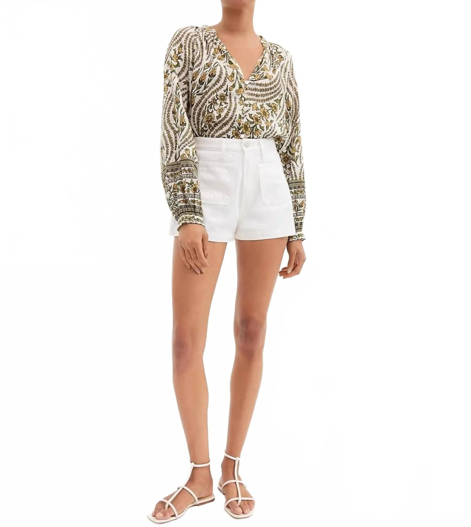 Timmi Short In White | Shop Simon