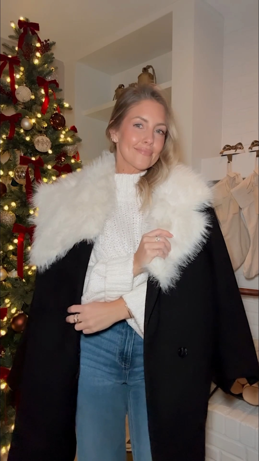 Two of my favorite Walmart finds are on sale! Wearing the XS in the sweater and coat / 25 Regular jeans 

#LTKSaleAlert #LTKHoliday #LTKootd