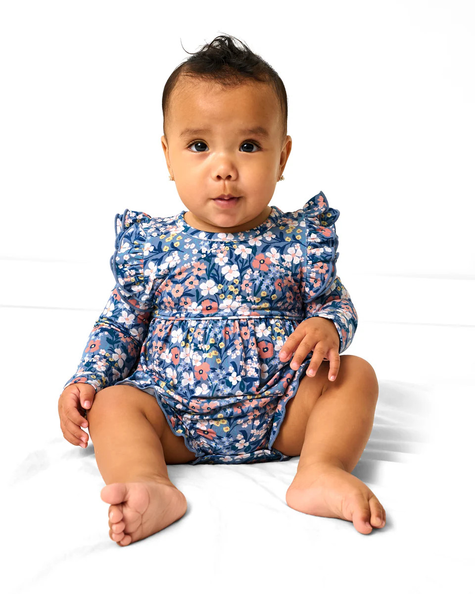 Petite Petals Bubble Romper | Little Sleepies