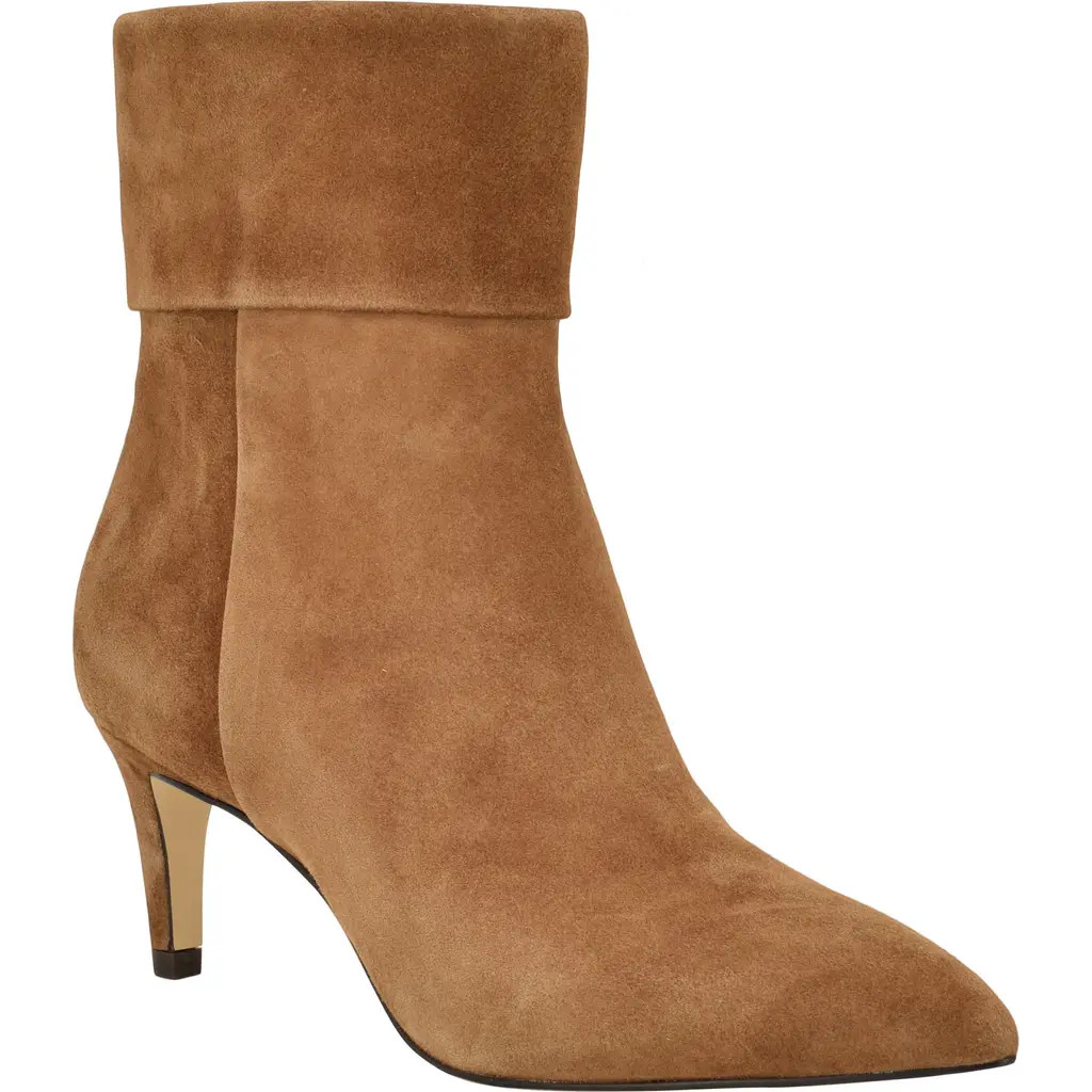 Calvin Klein Genteel Pointed Toe Bootie in Medium Natural at Nordstrom, Size 9 | Nordstrom