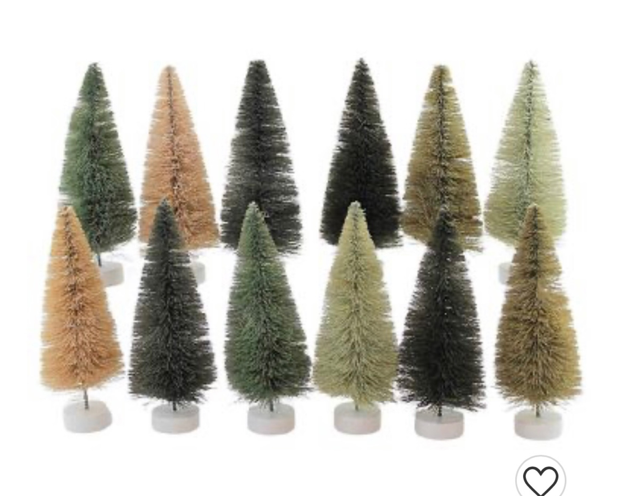 My favourite mini bottle brush collection from Target ! They’re perfect for a holiday village ! 

#LTKHoliday