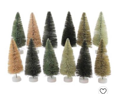 My favourite mini bottle brush collection from Target ! They’re perfect for a holiday village ! 

#LTKHoliday