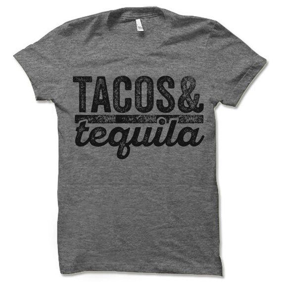 Tacos & Tequila Shirt. Funny Mexican Vacation Tee Shirt. | Etsy (US)