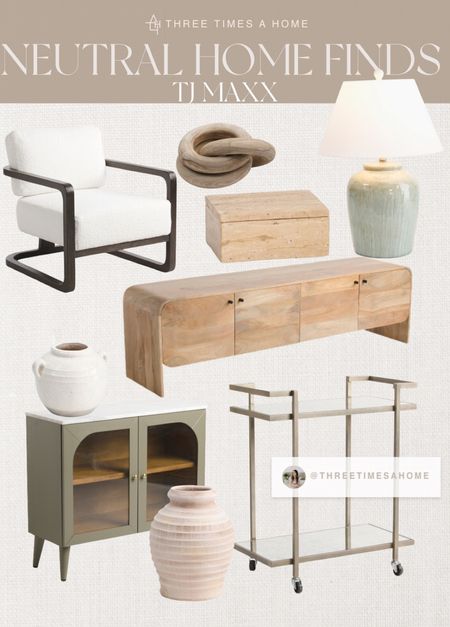 TJ Maxx home finds - neutral and organic modern

#LTKhome #LTKstyletip