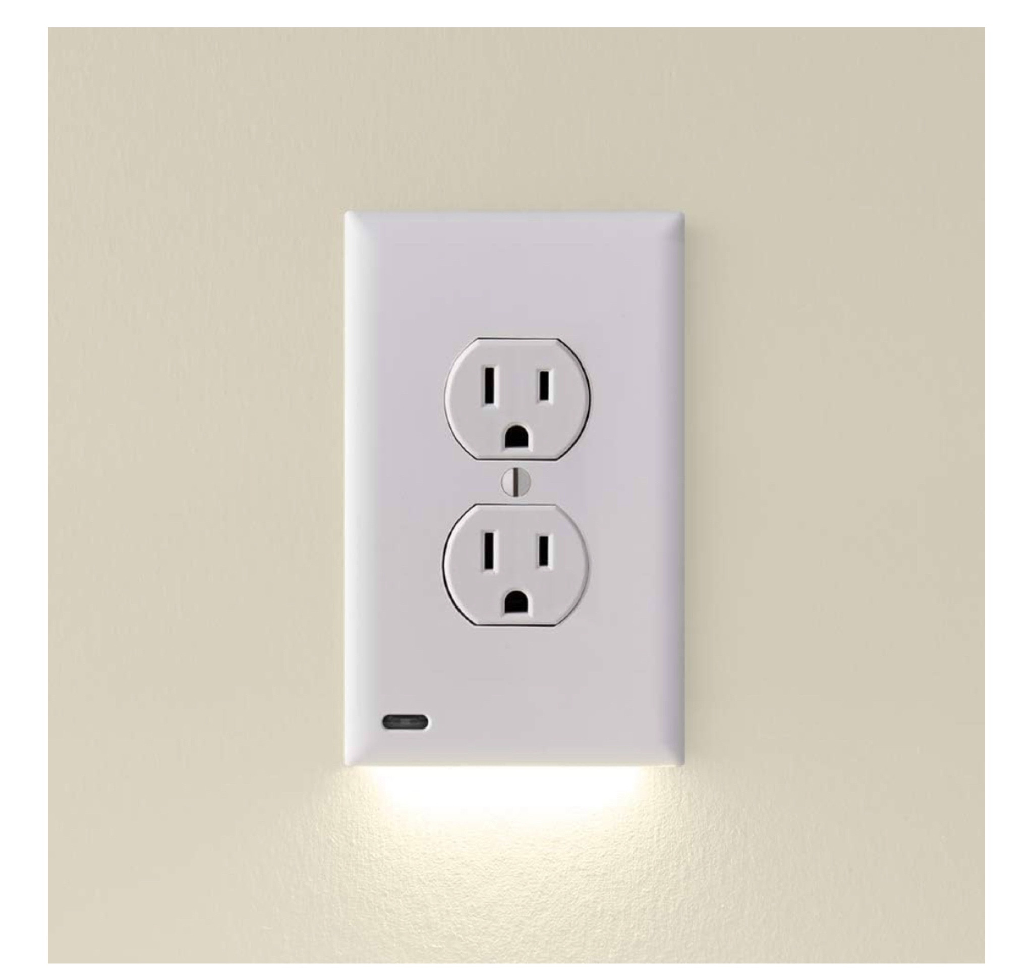 This is my favorite outlet cover. It doubles as a nightlight. Nice to keep the outlet open for use and my kids love having the night late to be able to see.