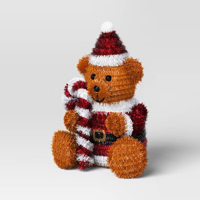 Christmas Tinsel Teddy Bear - Wondershop™ | Target