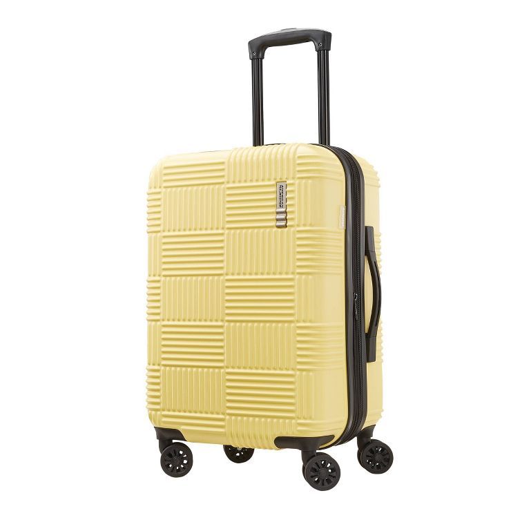 American Tourister NXT Checkered Hardside Carry On Spinner Suitcase | Target