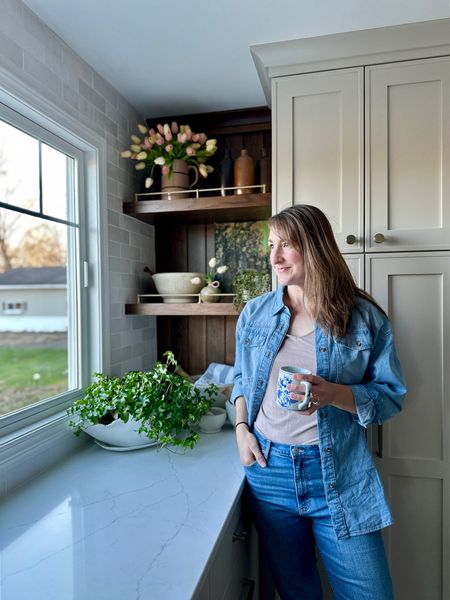 Make your own planters with a masonry drill bit! I love how this bowl looks as a planter. Plus my favorite chambray shirt is perfect for spring  

#LTKhome #LTKfindsunder100 #LTKfindsunder50