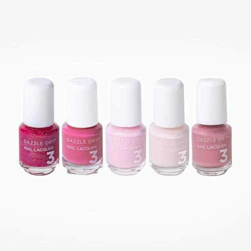 Dazzle Dry Mini Flight - Best of Pinks - 5 Mini Lacquers | Amazon (US)