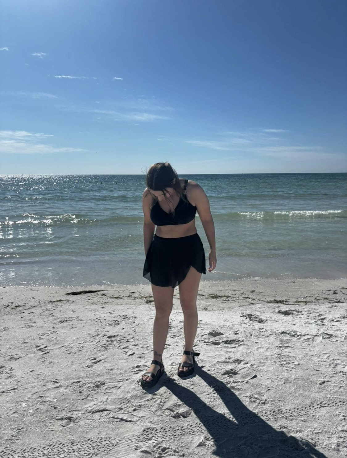 Blooming Jelly Womens High Waisted Bikini Set Gold Metal Two Piece Swimsuits Tummy Control Tie Kn... | Amazon (US)