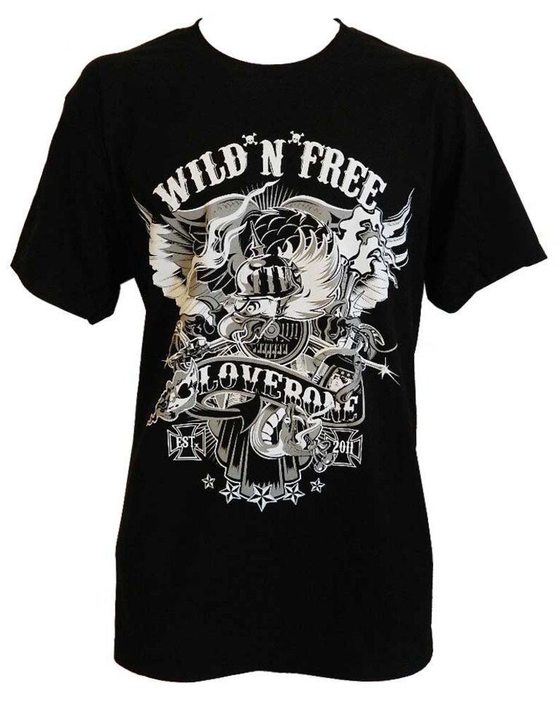 Men's WILD 'N FREE EAGLE Biker style t-shirt | Etsy (US)