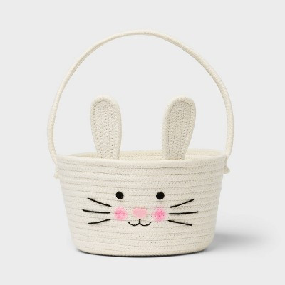 Easter Bunny Rope Basket White - Spritz™ | Target