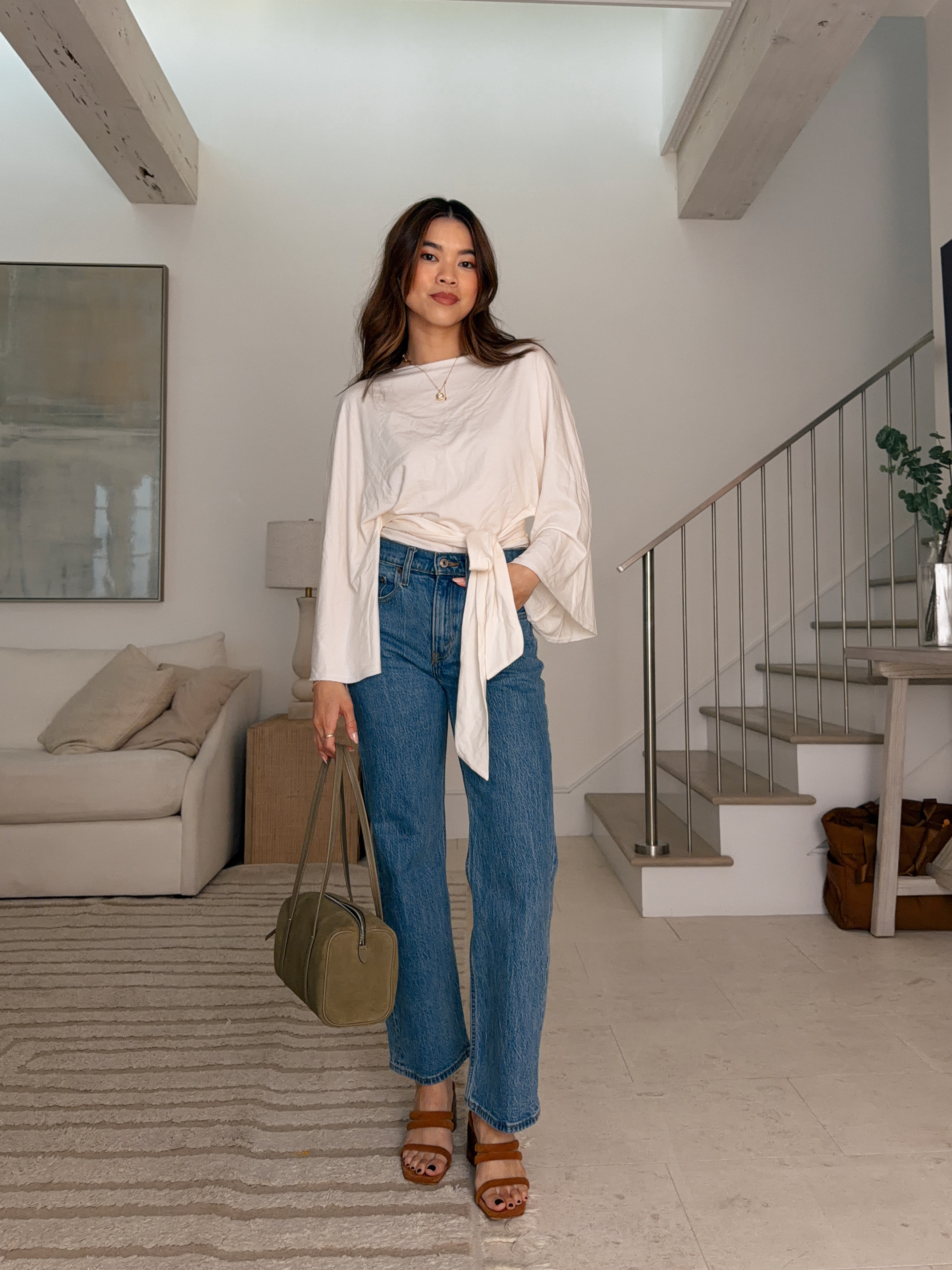 Sizing info: 
top size XS
jeans size Size 23 Extra Short in Medium wash

petite fashion, get dressed with me, outfit inspiration, ootd, nashville outfit, Nashville influencer, petite style, vacation style, casual outfits, mom style, petite pants, spring outfits, spring outfit info, spring pants, spring outfit idea, spring top, spring bag, spring blouse, spring shoes, spring jeans,  

 @Anthropologie @abercrombie 

#LTKmomlife #LTKPetite #LTKootd