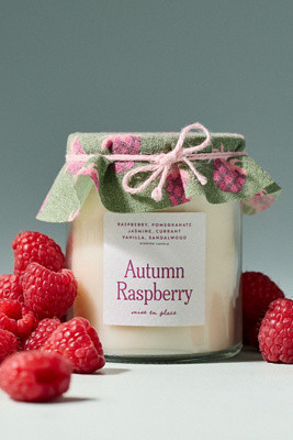 mise en place Fruity Autumn Raspberry Glass Candle | Anthropologie (US)