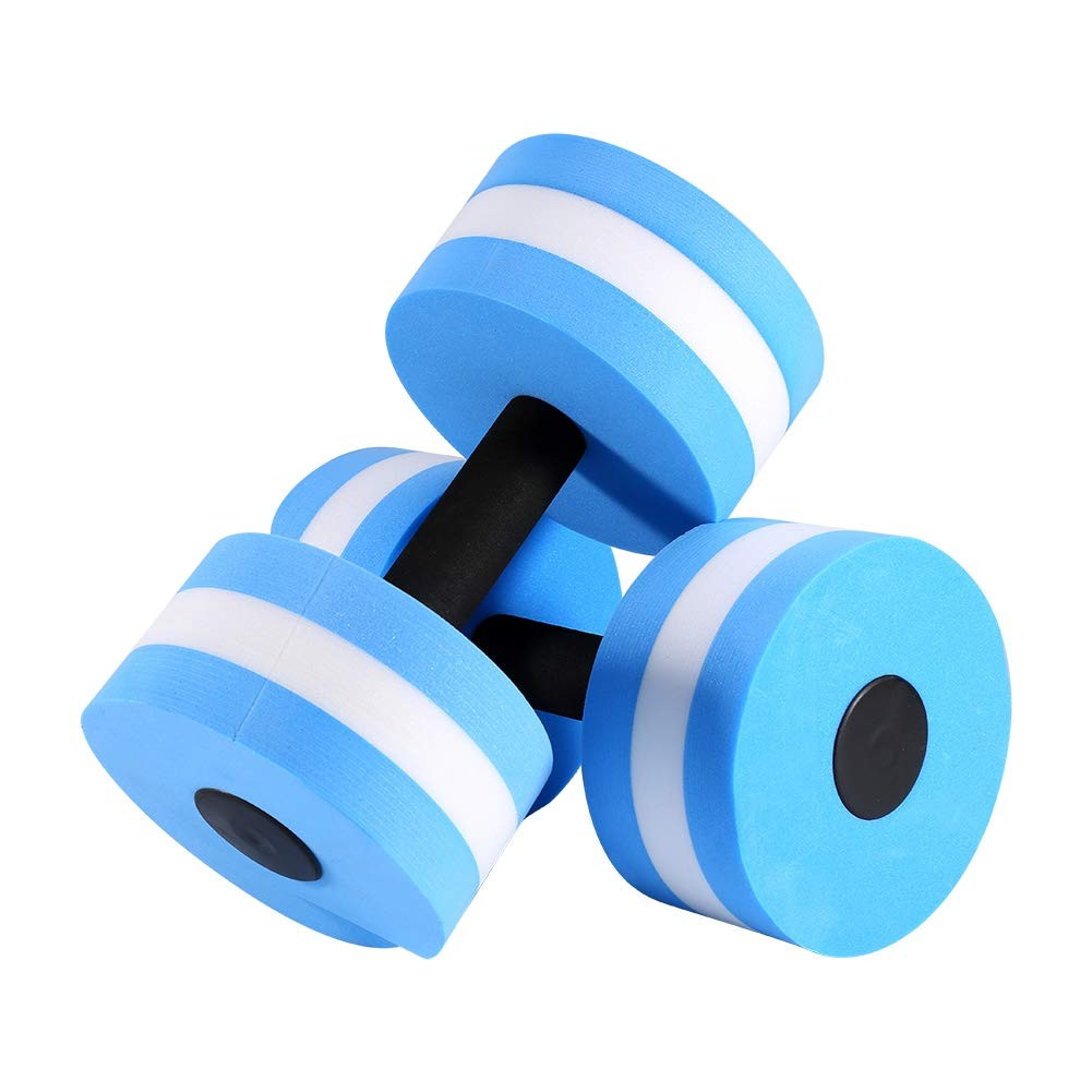 Aquatic Exercise Dumbells, EVA Swimming Pool Exercise Aqua Fitness Barbells for Water Aerobics, S... | Amazon (US)