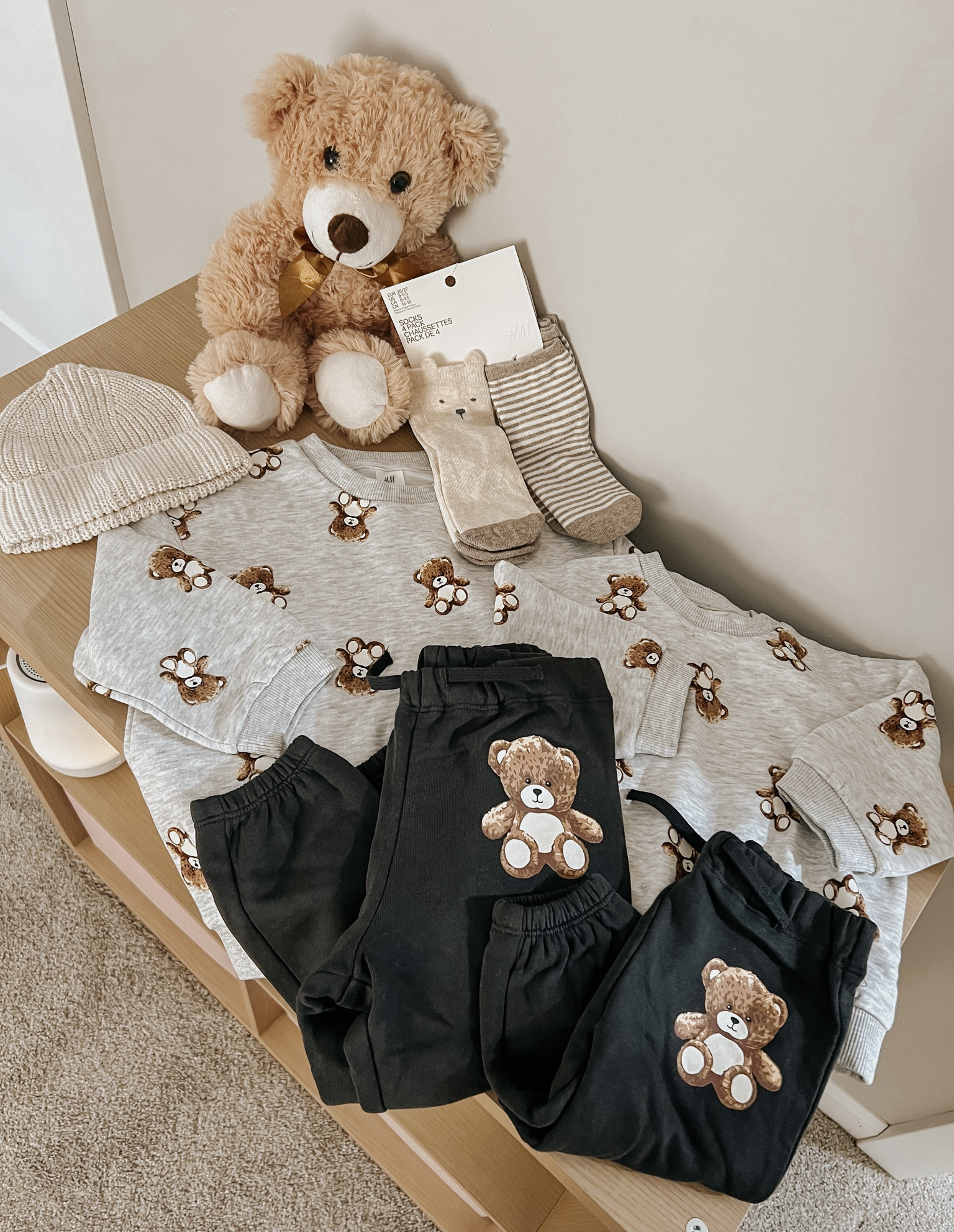 Brycen has been all about bears and when I saw these on H&M I knew he needed it and I even got baby sister a matching set! These are only $9.99!! Such a great deal! I always size up for brycen to get a little longer life out of his clothes, he is 2yo/32lbs and I got the 3T and he has plenty of room!

H&M baby, H&M toddler, matching toddler sets, matching sibling sets

#LTKkids #LTKbaby #LTKfindsunder50